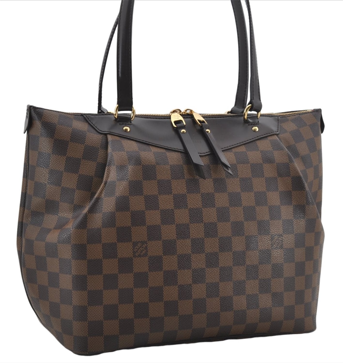 Authentic Louis Vuitton Damier Westminster GM Shoulder Hand Bag N41103 LV 4276E