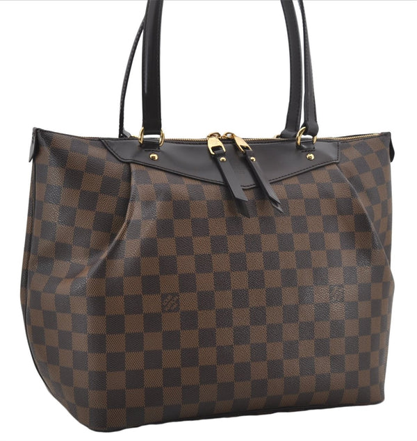 Authentic Louis Vuitton Damier Westminster GM Shoulder Hand Bag N41103 LV 4276E