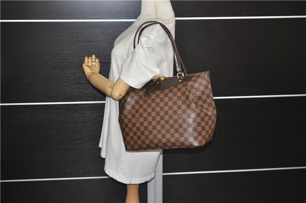 Authentic Louis Vuitton Damier Westminster GM Shoulder Hand Bag N41103 LV 4276E