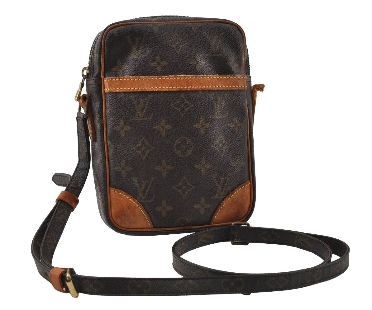 Authentic Louis Vuitton Monogram Danube Shoulder Crossbody Bag M45266 Junk 4276I