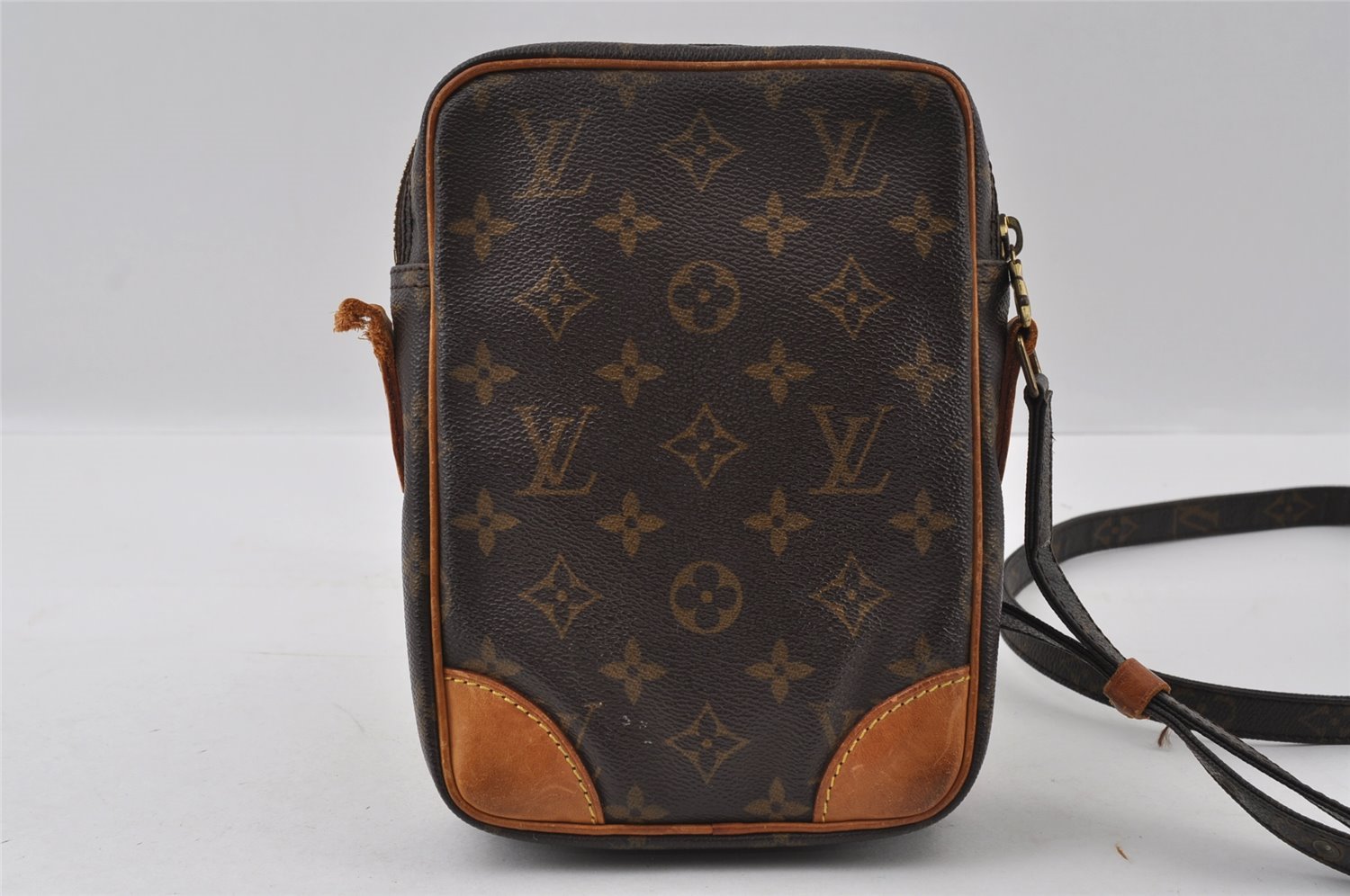 Authentic Louis Vuitton Monogram Danube Shoulder Crossbody Bag M45266 Junk 4276I