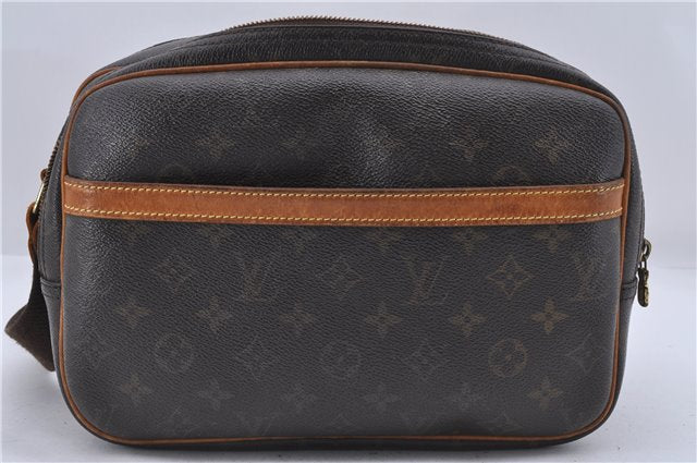 Auth Louis Vuitton Monogram Reporter PM Shoulder Cross Body Bag M45254 LV 4277D