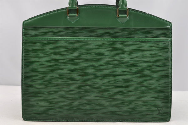 Authentic Louis Vuitton Epi Riviera Hand Bag Green M48184 LV 4278I