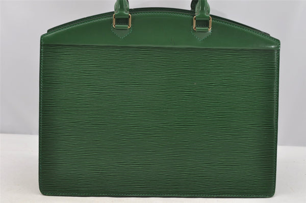 Authentic Louis Vuitton Epi Riviera Hand Bag Green M48184 LV 4278I