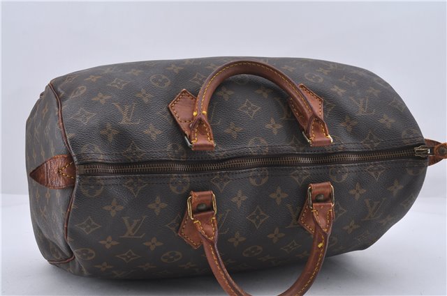 Authentic Louis Vuitton Monogram Speedy 35 Hand Boston Bag M41524 LV 4279D