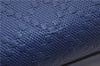 Authentic GUCCI Vintage Diamante Shoulder Tote Bag PVC Leather 353397 Blue 4279E