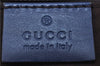 Authentic GUCCI Vintage Diamante Shoulder Tote Bag PVC Leather 353397 Blue 4279E