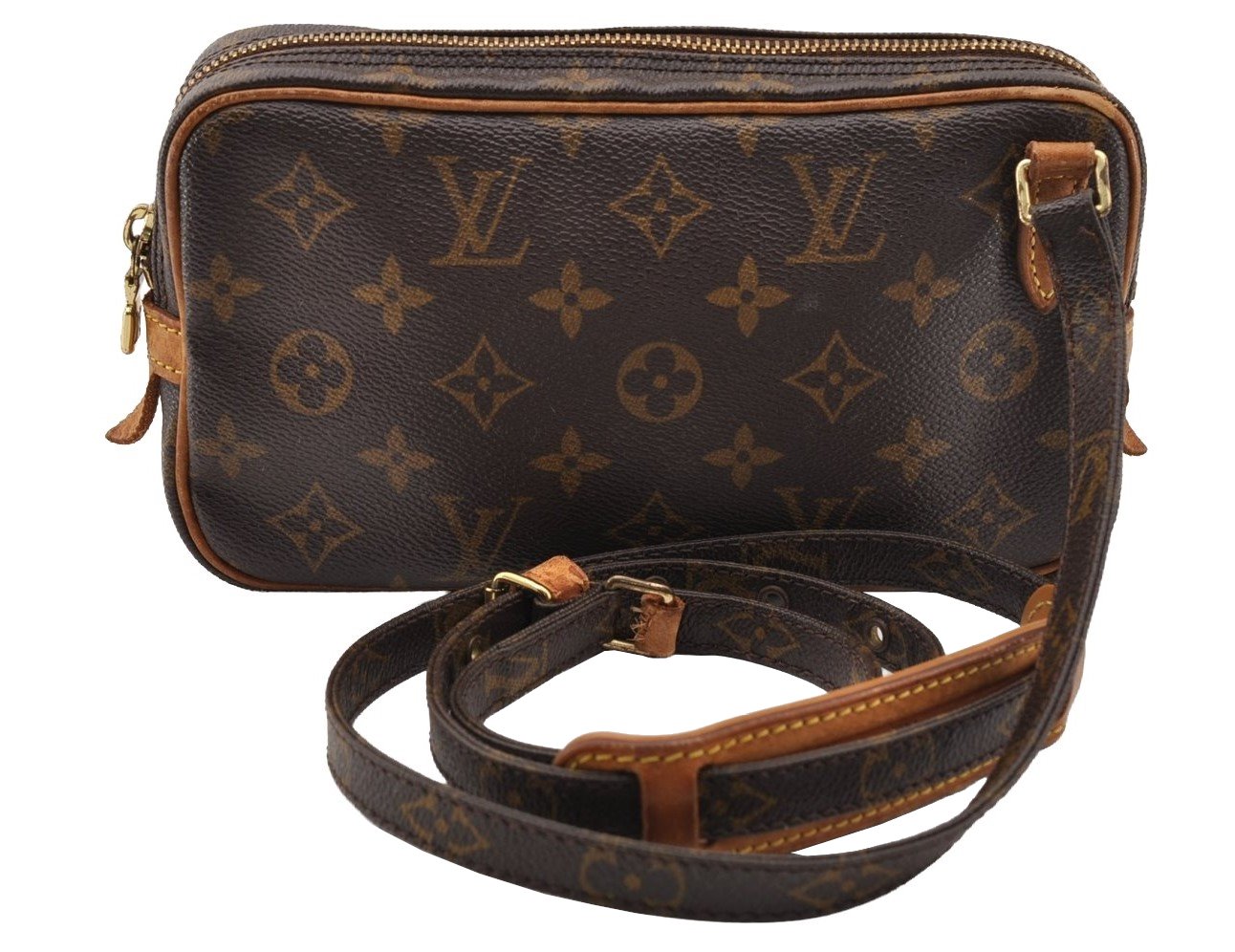Auth Louis Vuitton Monogram Marly Bandouliere Shoulder Bag M51828 Junk 4279I