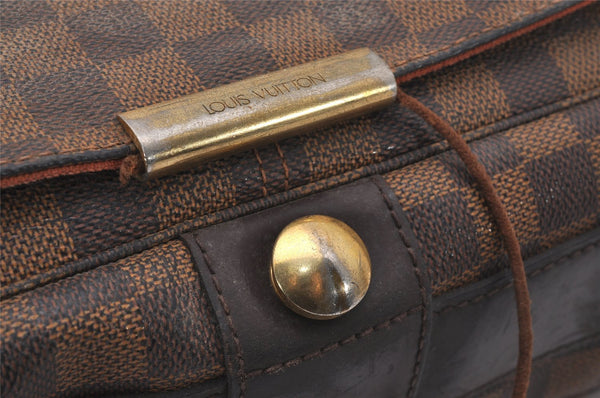 Authentic Louis Vuitton Damier Bastille Shoulder Cross Body Bag N45258 LV 4280I