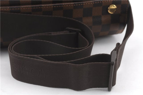 Authentic LOUIS VUITTON Damier Naviglio Shoulder Cross Body Bag N45255 LV 4282C