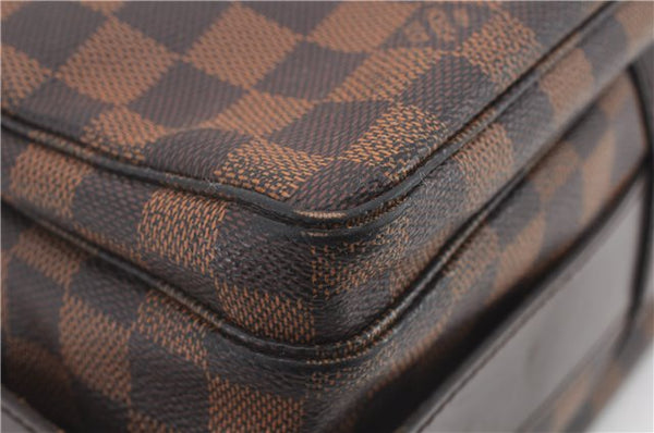 Authentic LOUIS VUITTON Damier Naviglio Shoulder Cross Body Bag N45255 LV 4282C