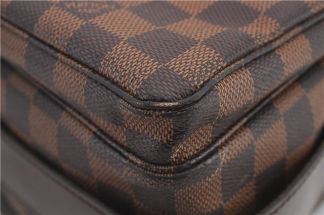 Authentic LOUIS VUITTON Damier Naviglio Shoulder Cross Body Bag N45255 LV 4282C