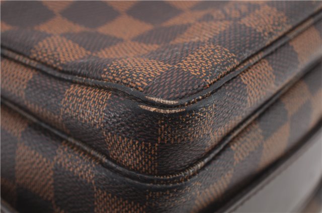 Authentic LOUIS VUITTON Damier Naviglio Shoulder Cross Body Bag N45255 LV 4282C