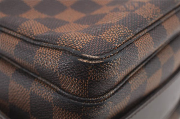 Authentic LOUIS VUITTON Damier Naviglio Shoulder Cross Body Bag N45255 LV 4282C