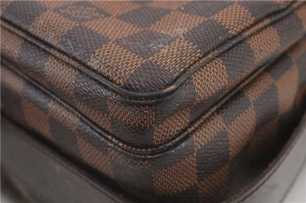 Authentic LOUIS VUITTON Damier Naviglio Shoulder Cross Body Bag N45255 LV 4282C