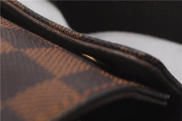 Authentic LOUIS VUITTON Damier Naviglio Shoulder Cross Body Bag N45255 LV 4282C