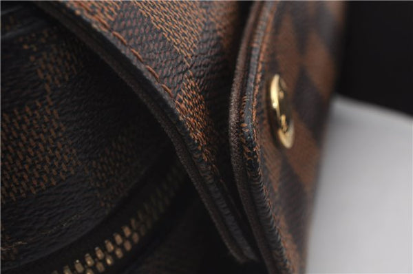 Authentic LOUIS VUITTON Damier Naviglio Shoulder Cross Body Bag N45255 LV 4282C