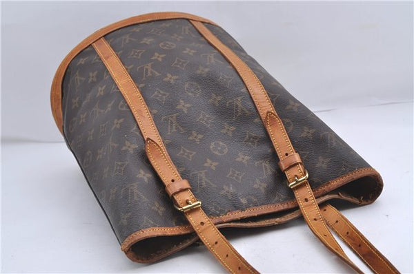 Authentic Louis Vuitton Monogram Bucket GM Shoulder Bag M42236 LV Junk 4282D