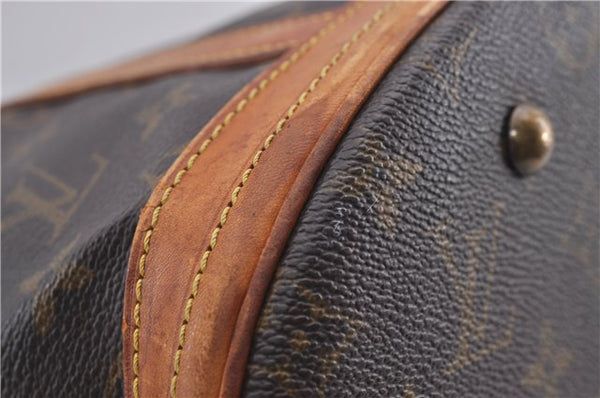 Authentic Louis Vuitton Monogram Bucket GM Shoulder Bag M42236 LV Junk 4282D