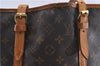 Authentic Louis Vuitton Monogram Bucket GM Shoulder Bag M42236 LV Junk 4282D