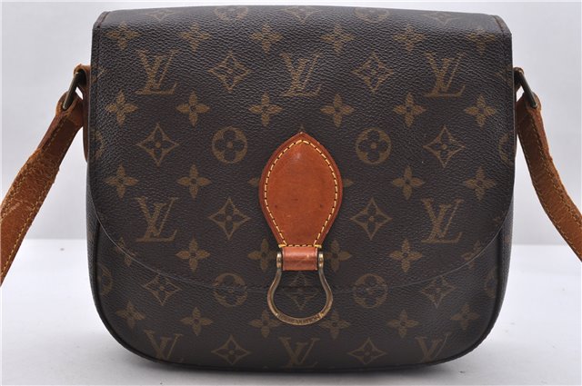 Auth Louis Vuitton Monogram Saint Cloud GM Shoulder Cross Bag M51242 LV 4283D