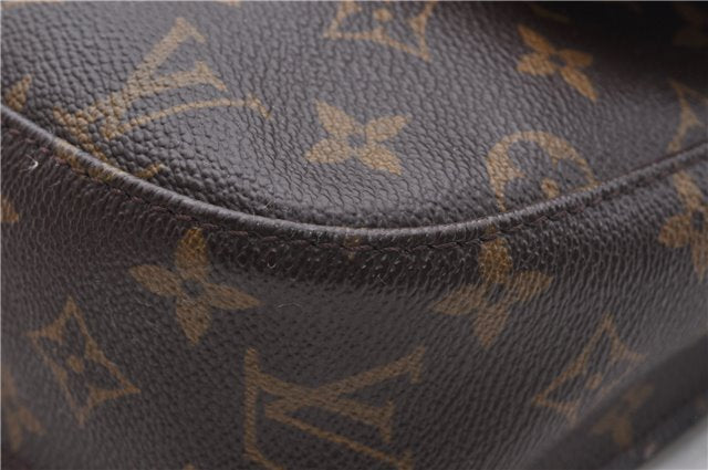 Auth Louis Vuitton Monogram Saint Cloud GM Shoulder Cross Bag M51242 LV 4283D