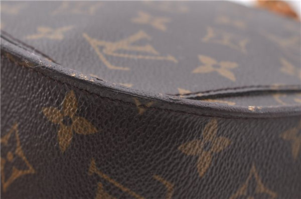 Auth Louis Vuitton Monogram Saint Cloud GM Shoulder Cross Bag M51242 LV 4283D