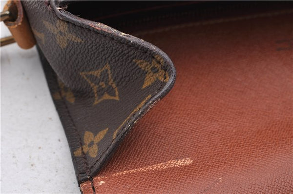 Auth Louis Vuitton Monogram Saint Cloud GM Shoulder Cross Bag M51242 LV 4283D