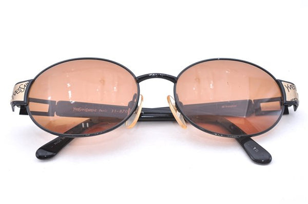 Authentic YVES SAINT LAURENT Sunglasses Tortoise Shell Plastic Brown 4284E