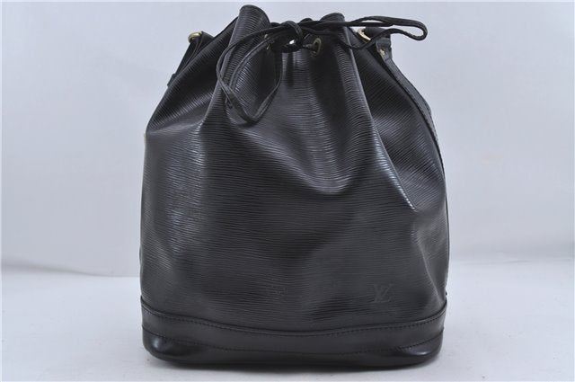 Authentic Louis Vuitton Epi Noe Black Shoulder Bag M59002 LV 4285D