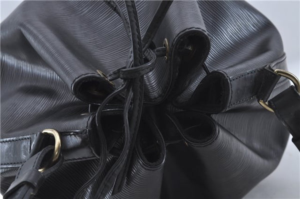 Authentic Louis Vuitton Epi Noe Black Shoulder Bag M59002 LV 4285D