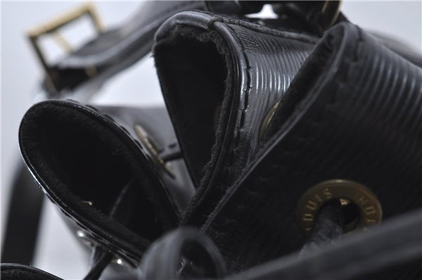 Authentic Louis Vuitton Epi Noe Black Shoulder Bag M59002 LV 4285D