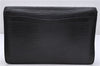 Authentic Louis Vuitton Epi Montaigne 27 Clutch Bag Black M52652 LV 4286D