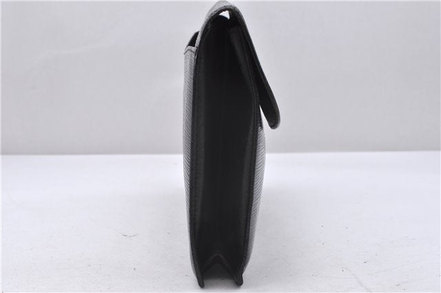 Authentic Louis Vuitton Epi Montaigne 27 Clutch Bag Black M52652 LV 4286D