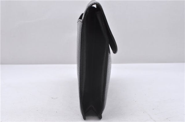 Authentic Louis Vuitton Epi Montaigne 27 Clutch Bag Black M52652 LV 4286D