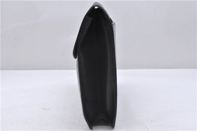 Authentic Louis Vuitton Epi Montaigne 27 Clutch Bag Black M52652 LV 4286D