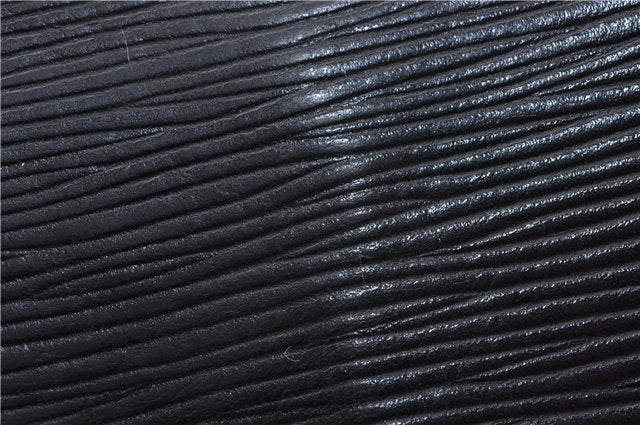 Authentic Louis Vuitton Epi Montaigne 27 Clutch Bag Black M52652 LV 4286D