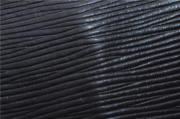 Authentic Louis Vuitton Epi Montaigne 27 Clutch Bag Black M52652 LV 4286D