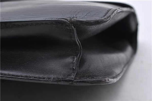 Authentic Louis Vuitton Epi Montaigne 27 Clutch Bag Black M52652 LV 4286D