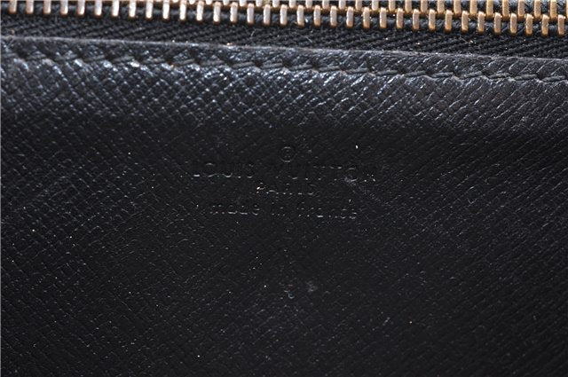 Authentic Louis Vuitton Epi Montaigne 27 Clutch Bag Black M52652 LV 4286D
