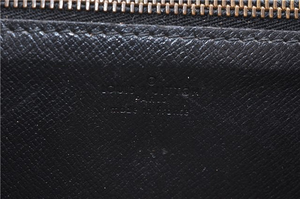 Authentic Louis Vuitton Epi Montaigne 27 Clutch Bag Black M52652 LV 4286D