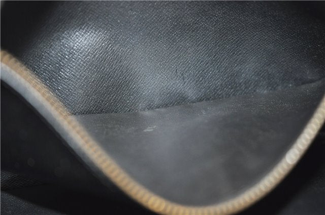 Authentic Louis Vuitton Epi Montaigne 27 Clutch Bag Black M52652 LV 4286D