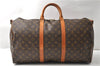 Authentic Louis Vuitton Monogram Keepall Bandouliere 50 M41416 Boston Bag 4287F