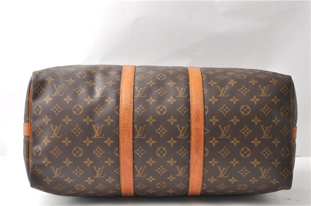 Authentic Louis Vuitton Monogram Keepall Bandouliere 50 M41416 Boston Bag 4287F