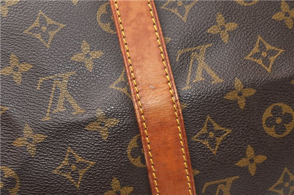 Authentic Louis Vuitton Monogram Keepall Bandouliere 50 M41416 Boston Bag 4287F