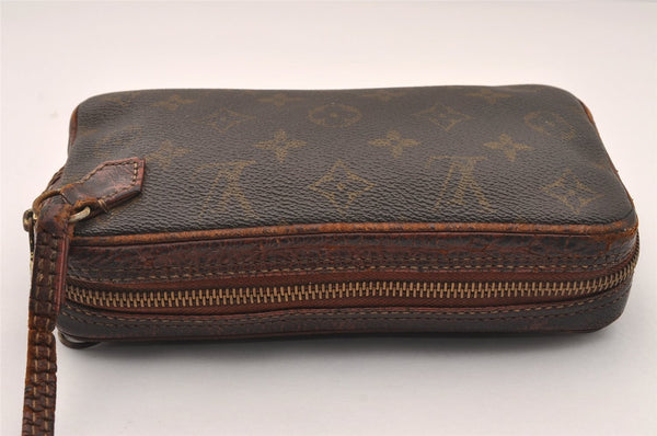 Authentic Louis Vuitton Monogram Pochette Sport Clutch Hand Bag LV Junk 4287I