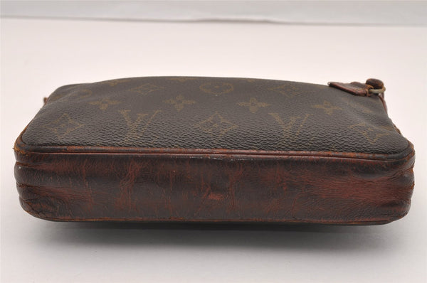 Authentic Louis Vuitton Monogram Pochette Sport Clutch Hand Bag LV Junk 4287I