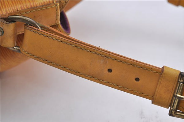 Authentic Louis Vuitton Epi Petit Noe Shoulder Bag Yellow M44109 LV 4288D