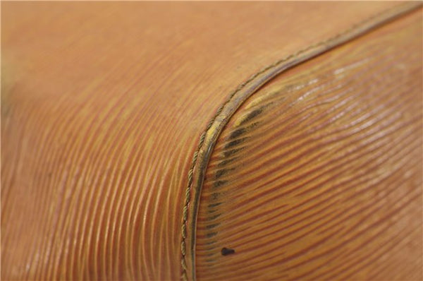 Authentic Louis Vuitton Epi Petit Noe Shoulder Bag Yellow M44109 LV 4288D