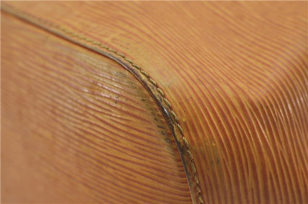 Authentic Louis Vuitton Epi Petit Noe Shoulder Bag Yellow M44109 LV 4288D